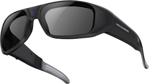 OhO sunshine Anti-Shake Stabilization 2K QHD Camera Sunglasses, Record-While-Charging, Water Resistant & Photochromic Lenses 64GB in Saudi Arabia