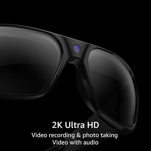 OhO sunshine Anti-Shake Stabilization 2K QHD Camera Sunglasses, Record-While-Charging, Water Resistant & Photochromic Lenses 64GB in Saudi Arabia