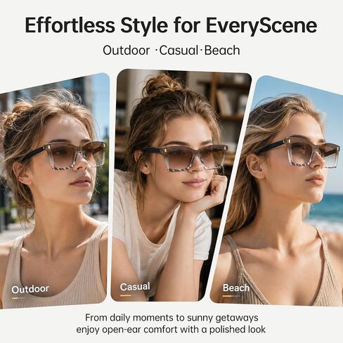 BT Smart Glasses for Women – Open-Ear Sunglasses with Speakers in Saudi Arabia