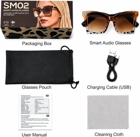 BT Smart Glasses for Women – Open-Ear Sunglasses with Speakers in Saudi Arabia