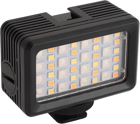 ضوء فيديو RGB LED، 40 مترًا 2700 كلفن إلى 5600 كلفن، ضوء كاميرا LED قابل للتعديل تحت الماء، إضاءة تصوير محمولة مع وضع ألوان RGB و40 خرزة للبث المباشر in Saudi Arabia