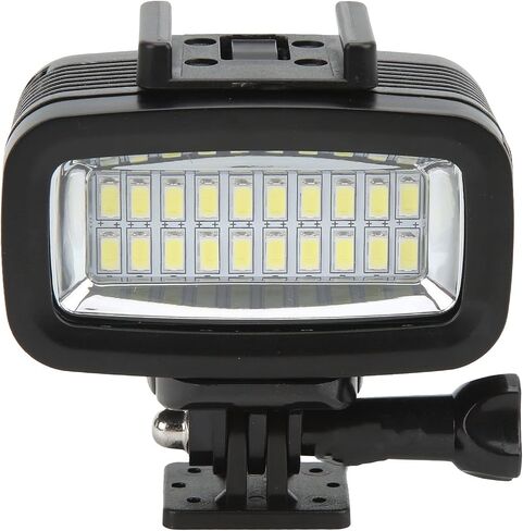 Rosvola Underwater LED Light, IPX8 40m Deep Dive 700LM High Brightness Light, Flicker Lighting for OSMO Action OneX2, 247g (Black) in Saudi Arabia