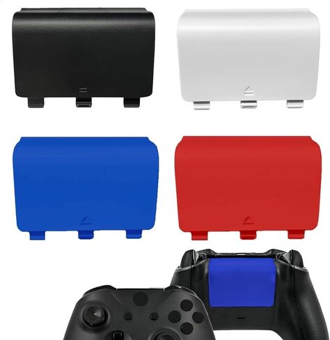 4 Pack Battery Cover for Xbox One&One S/X Controller Cover, Replacement Battery Back Cover for Xbox One S/X,Controller,Battery Back Shell Covers for Xbox One Controller[NOT for Xbox Series X/S] in Saudi Arabia