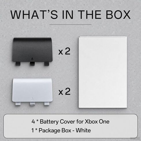 WCDZSU 4 Pack Battery Cover for Xbox One S, for Xbox One X Controller in Saudi Arabia