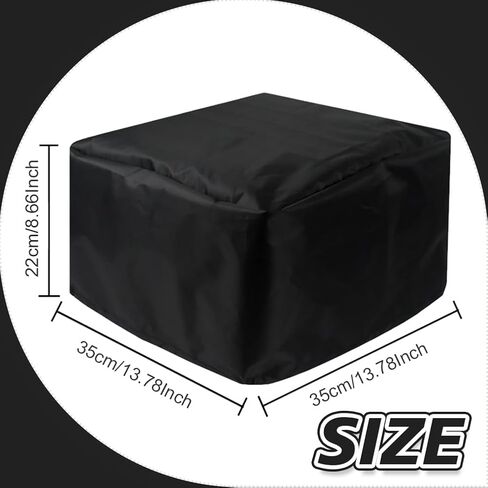 Projector Dust Cover, Black Large Oxford Projector Covers Dust Proof Waterproof Protector for Projectors on Ceiling Mounted Universal Dusts Covers for Video Projectors 14.9" x 12.2" x 11" (Black) in Saudi Arabia