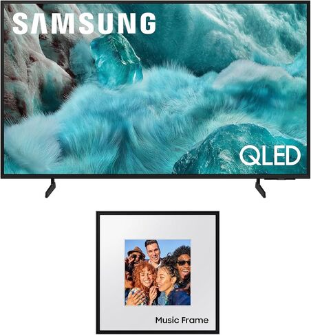 Samsung QN43Q7FAAFXZA 43 Inch QLED Q7F 4K Vision AI Smart TV with a HW-LS60D 2.0 Channel Photo Frame Speaker with Dolby Atmos (2025) in Saudi Arabia