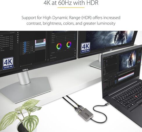StarTech USB-C Multi-Monitor MST Hub، Dual 4K 60 هرتز HDMI، HDR، Windows فقط in Saudi Arabia