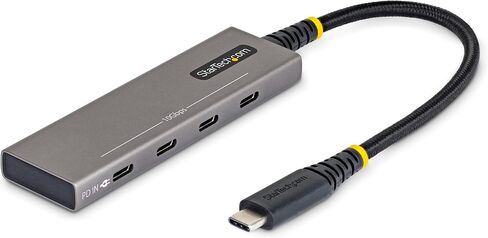موزع StarTech ذو 4 منافذ USB-C بسرعة 10 جيجابت في الثانية مع شحن PD بقوة 100 وات (309B-USBC-HUB) in Saudi Arabia