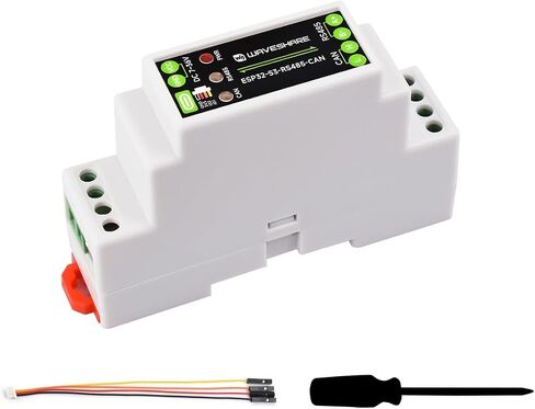 waveshare Industrial ESP32-S3 Control Board, Onboard RS485 and CAN Interfaces for Connecting External RS485 and CAN Devices, Support 2.4GHz Wi-Fi/Bluetooth 5, Built-in Multiple Protection Circuits in Saudi Arabia