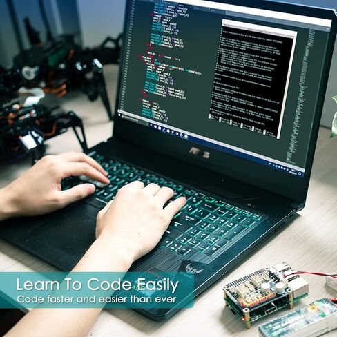 Adeept RFID Starter Kit for Raspberry Pi 4 3 Model B+ B, Stepper Motor, ADXL345, 40-pin GPIO Extension Board, Solderless Breadboard, C and Python Code, Beginners Learning Kit with 140 Pages Guidebook in Saudi Arabia