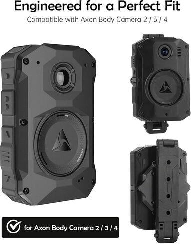 WEIGUZC Molle Camera Mount Compatible with Axon Taser Body Camera 2/3/4 - Lightweight Aluminum Molle Holder for Tactical Vest & Uniform in Saudi Arabia