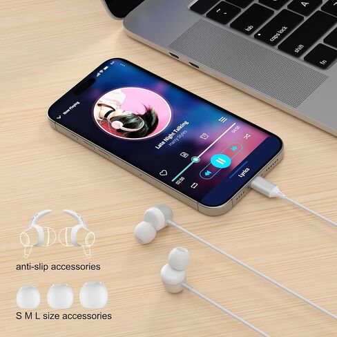 USB C Headphones Wired Earbuds for Samsung iPhone 17/16/15 Pro Max in Saudi Arabia