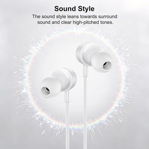 USB C Headphones Wired Earbuds for Samsung iPhone 17/16/15 Pro Max in Saudi Arabia