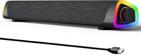 SOULION R30 Computer Speakers for Desktop PC, Wired USB Powered 3.5mm Aux in Saudi Arabia