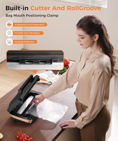 95KPa Powerful Commercial Vacuum Sealer Machine, 2X Strength Double Seal in Saudi Arabia