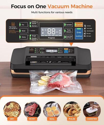 95KPa Powerful Commercial Vacuum Sealer Machine, 2X Strength Double Seal in Saudi Arabia