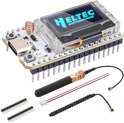 ESP32 LoRa V3 Module Board with 3000mAh Battery Set - with 863-928MHz Antenna and SX1262 LoRa V3 Devices for Meshtastic Arduino LoRawan IOT in Saudi Arabia