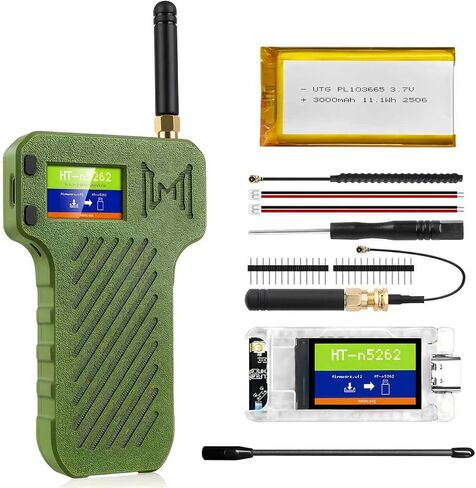 Heltec Mesh Node T114 V2 Dev Board Case طقم بطارية 800 مللي أمبير في الساعة in Saudi Arabia