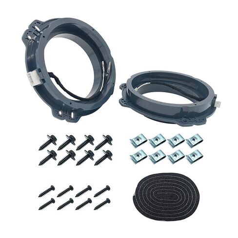 4PCS 6.5 Inch Aftermarket Front & Rear Door Speaker Adapter Wiring Harness Kit Compatible with 2006-2026 Hyundai Sonata/Elantra/Santa Fe/Tucson/Palisade/Accent in Saudi Arabia