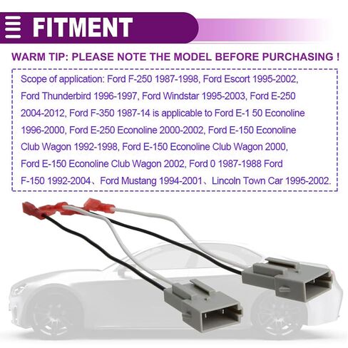 Speaker Harness, Car Speaker Adapter Harness for Ford F-150 F-350 in Saudi Arabia