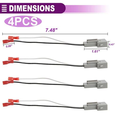 Speaker Harness, Car Speaker Adapter Harness for Ford F-150 F-350 in Saudi Arabia