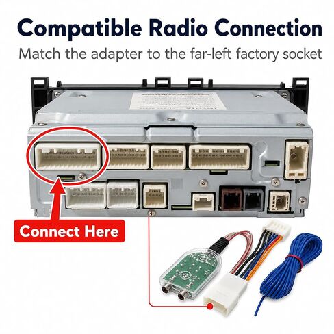 Car Subwoofer Amplifier Converter for Toyota Subaru Scion, Tundra Tacoma Prius Plug-and-Play High to Low RCA Adapter, No Cutting Car Audio Wire Harness in Saudi Arabia