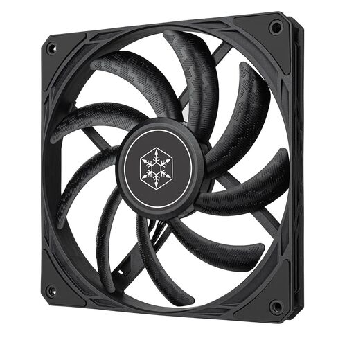 Silverstone Technology Air Slimmer 120 Enhanced Performance 120mm Slim Fan with Full-Range PWM, (SST-AS120B),Black in Saudi Arabia