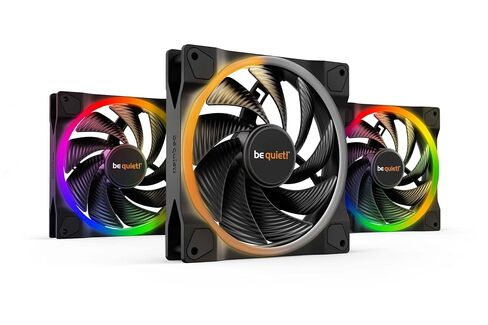 be quiet! Light Wings 120mm PWM High Speed Low Noise Premium ARGB Cooling Fan | 4-Pin | Ideal for Radiators and Heat Syncs | 3-Pack | Black | BL077 in Saudi Arabia