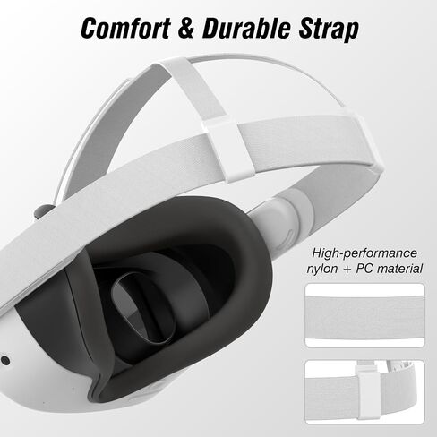 Head Strap for Oculus Quest 3/3S, Meta 3/3S VR Accessory in Saudi Arabia