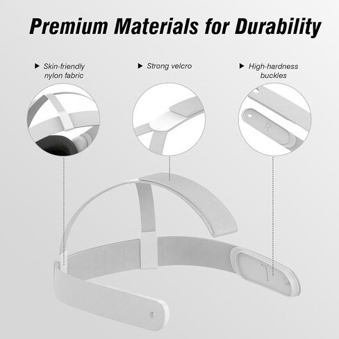 Head Strap for Oculus Quest 3/3S, Meta 3/3S VR Accessory in Saudi Arabia