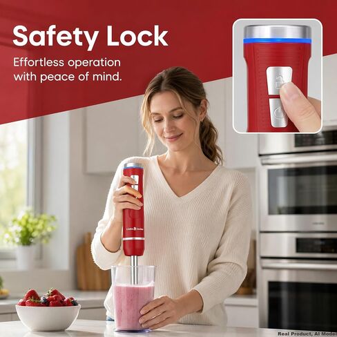 Liebe&Lecker Cordless Immersion Blender, 3-in-1 Handheld Stick Blender in Saudi Arabia