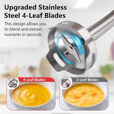 Liebe&Lecker Cordless Immersion Blender, 3-in-1 Handheld Stick Blender in Saudi Arabia