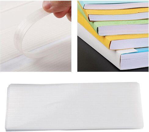 Thermal Binding Glue Strips 2mm Wide, 200 Pcs Self-Adhesive EVA Hot Melt Strips for Book Binding & Repair in Saudi Arabia