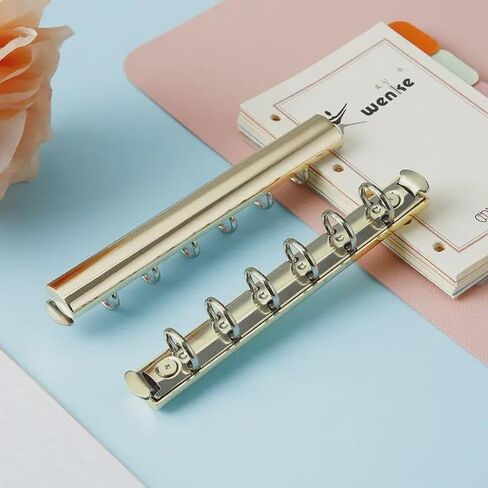 High Quality Metal Binding Clips Sliver Binder Clip Loose-Leaf Binder File Folder Hoop DIY Album Scrapbook Circle Ring Binders in Saudi Arabia