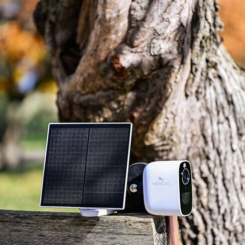 Equine Eye Vision 4G Wireless Horse Camera (Trailer, Stable, Paddock) - SIM Included - Portable - Real-Time Monitoring, Night Vision, Easy Setup - Compatible with iPhone/Android - Camera/Solar Bundle in Saudi Arabia