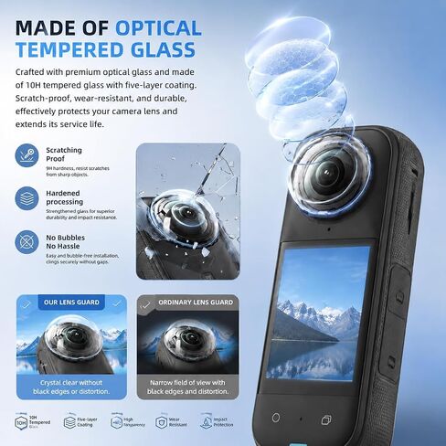 Lens Guards & Screen Protector for Insta 360 X5 in Saudi Arabia