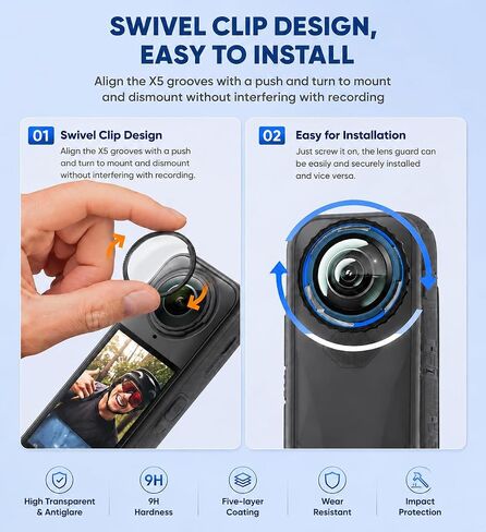 Lens Guards & Screen Protector for Insta 360 X5 in Saudi Arabia