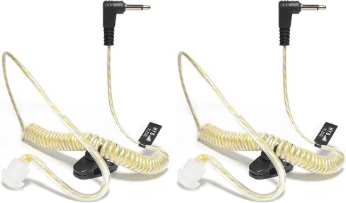 HYS 3.5mm Listen Only Earpiece Covert Surveillance Ear Hook Police Radio in Saudi Arabia