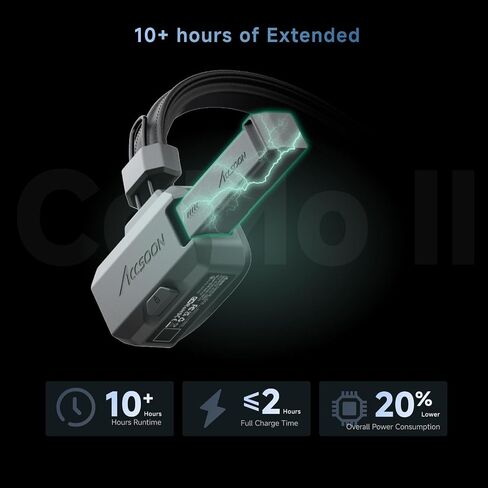 Accsoon Como II Wireless Intercom Headset System Full-Duplex 1.9GHZ 400M/1312FT Range, 5-Person 10H+ Team Communication Headset Intercom with Noise Cancellation for Live Streaming Movie Shoot Talk in Saudi Arabia