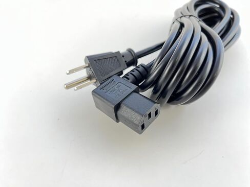 [UL Listed] OMNIHIL Extra Long 15FT L-Shaped C13 Power Cord Compatible with Cuisinart Coffee Percolator Model: PRC-12 in Saudi Arabia