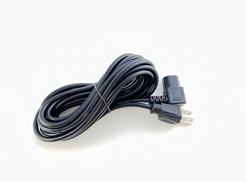 [UL Listed] OMNIHIL Extra Long 15FT L-Shaped C13 Power Cord Compatible with GE General Electric 106856R Coffee Percolator in Saudi Arabia