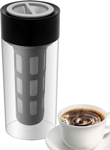 Large Cold Brew Coffee Maker Heat-Proof Removable Borosilicate Glass Cold in Saudi Arabia