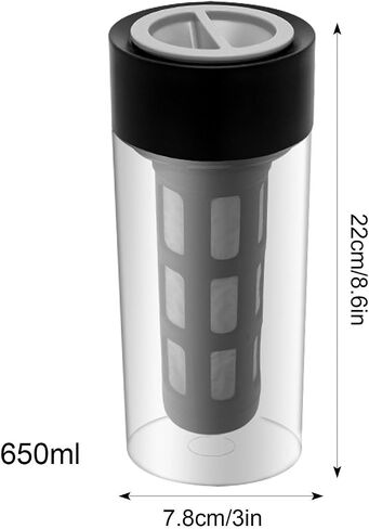Large Cold Brew Coffee Maker Heat-Proof Removable Borosilicate Glass Cold in Saudi Arabia