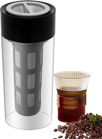 Large Cold Brew Coffee Maker Heat-Proof Removable Borosilicate Glass Cold in Saudi Arabia