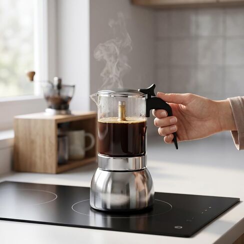Pssopp 450ml Stovetop Coffee Percolator, High Temperature Tolerant in Saudi Arabia