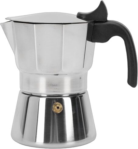 150ML Non Electric Coffee Percolators, Octagonal Stovetop Coffee Maker, Rustproof Manual Italian Coffee Brewer Compatible with Gas Induction Stove for Home Camping Travel in Saudi Arabia