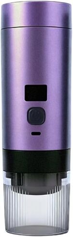predolo Portable Electric Coffee Adjustable Electric Coffee Compact for, Commuters, Camping, Array, Black in Saudi Arabia