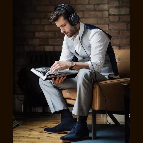 Philips Fidelio X2HR Over The Ear Open Back Wired Headphone 50mm Drivers- Black Professional Studio Monitor Headphones with Detachable Cable in Saudi Arabia