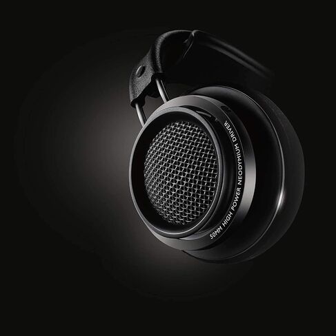 Philips Fidelio X2HR Over The Ear Open Back Wired Headphone 50mm Drivers- Black Professional Studio Monitor Headphones with Detachable Cable in Saudi Arabia