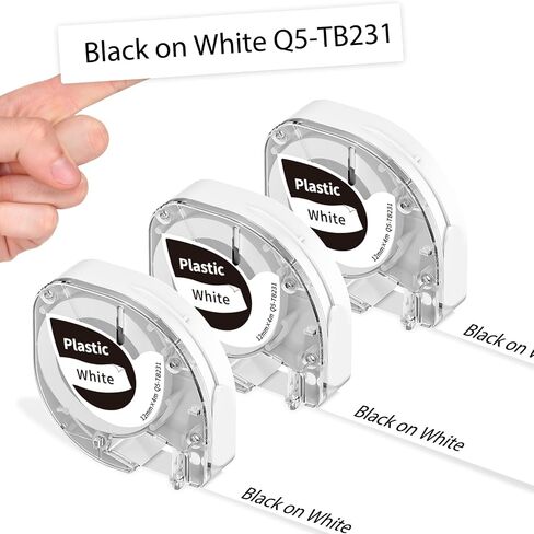 3 Pack P12 Label Tape Compatible with Dymo Label Maker Refills LT-100H in Saudi Arabia